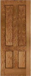Raised  Panel   Long  Wood  White Oak  Doors